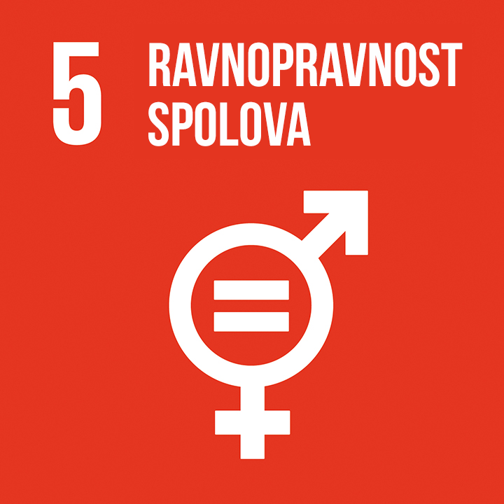 icon for Goal 5 - Postizanje ravnopravnosti spolova i osnaživanje žena i djevojčica