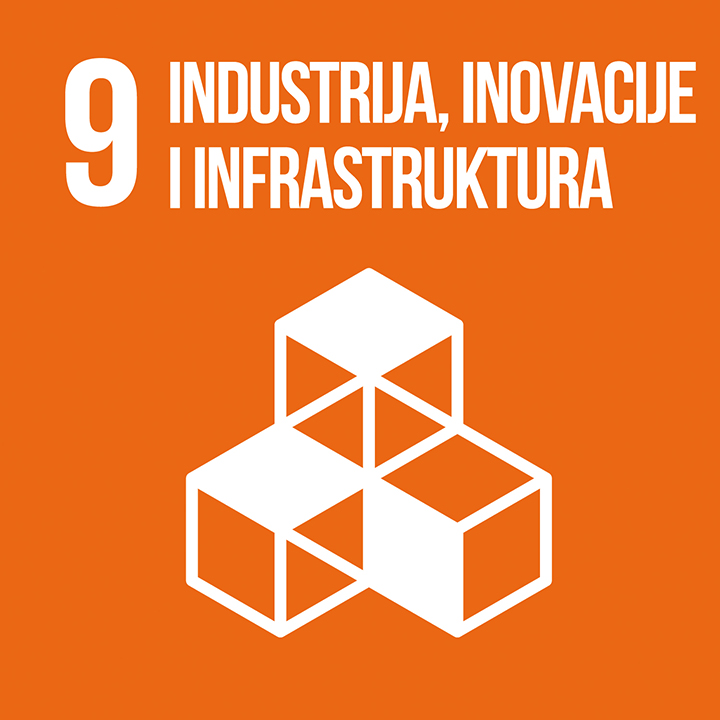icon for Goal 9 - Izgraditi prilagodljivu infrastrukturu, promicati uključivu i održivu industrijalizaciju i poticati inovativnost